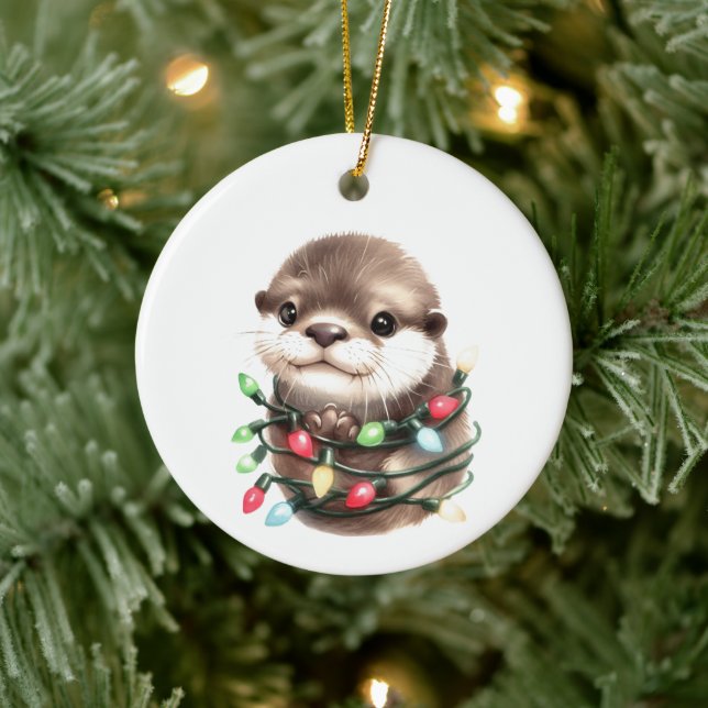 God Jul Otter Julgransprydnad Keramik (Träd)
