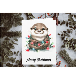 God Jul Otter Kort