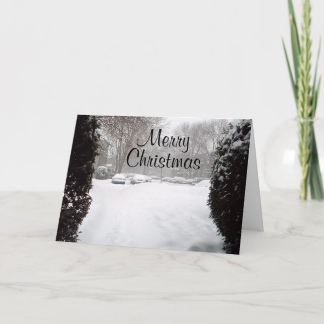 GOD JUL ÖVER MILES-kortet Helgkort (Framsida)