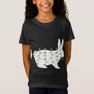 God jul på djur Lover jul Ljus R T Shirt