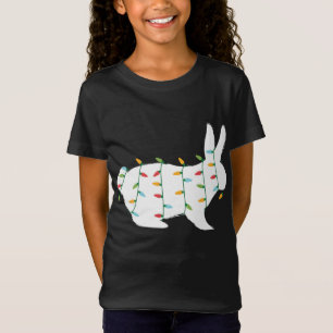 God jul på djur Lover jul Ljus R T Shirt