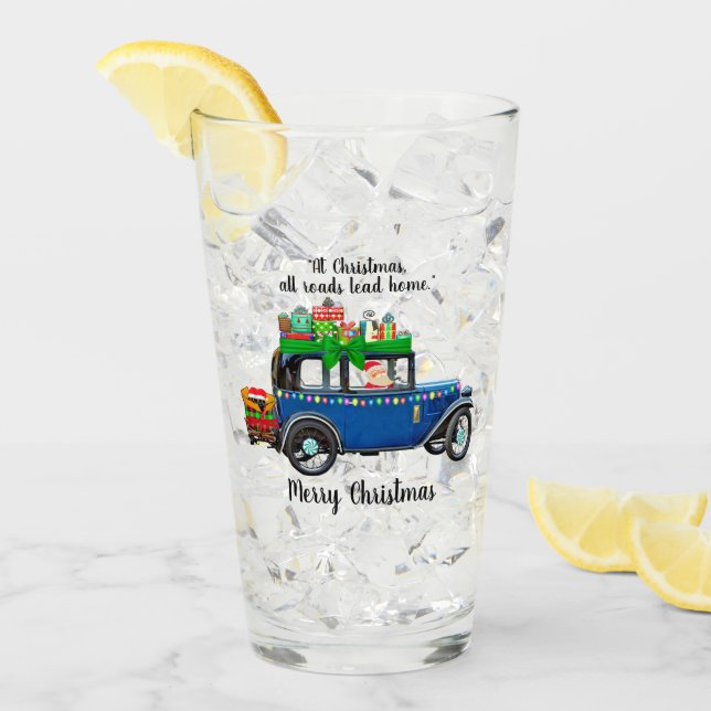 God jul på glass Kopp (Framsida Ice)