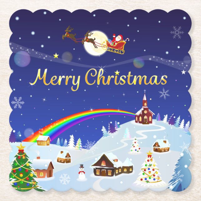 God jul på hela månen underlägg papper (Framsida)