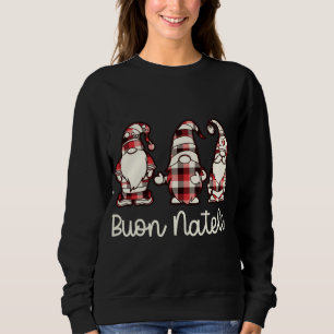 God jul på italienska Play Gnome Buon Natale T Shirt