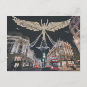 God jul på Regent Street, London Vykort