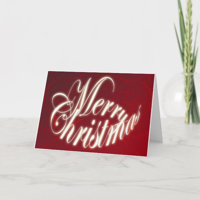 God Jul på Rödkortet Helgkort (Framsida)