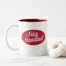 God jul på spanska | Feliz Navidad Mugg
