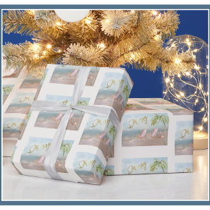 God jul på stranden presentpapper
