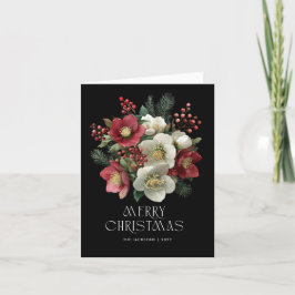 God jul Painterly Hellebore Helgdag Design Helgkort