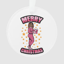 God jul Pajama Melanin X mas Sweater Sista