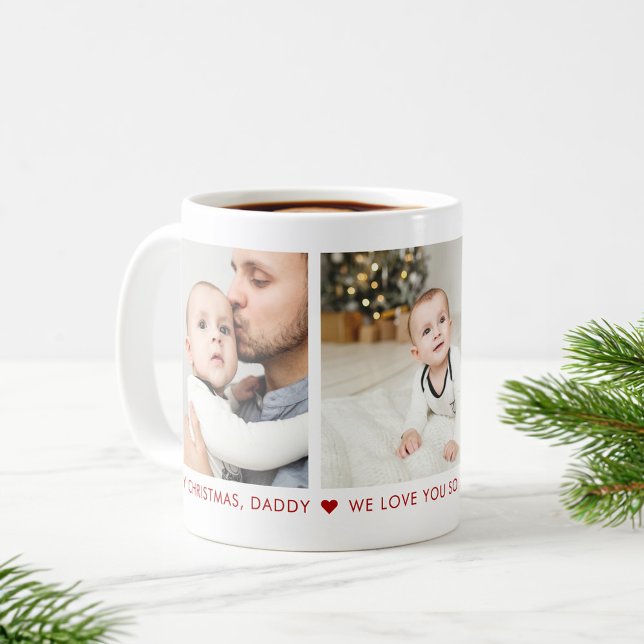 God jul pappa 3 Photo Anpassningsbar Coffee Mugg (Skapare uppladdad)