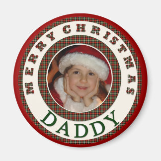 God jul pappa Anpassningsbar Photo Magnet