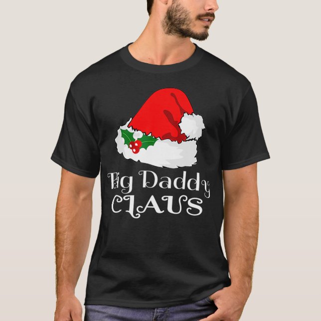 God jul, pappa Claus Matching Pajama Santa Ha T Shirt (Framsida)