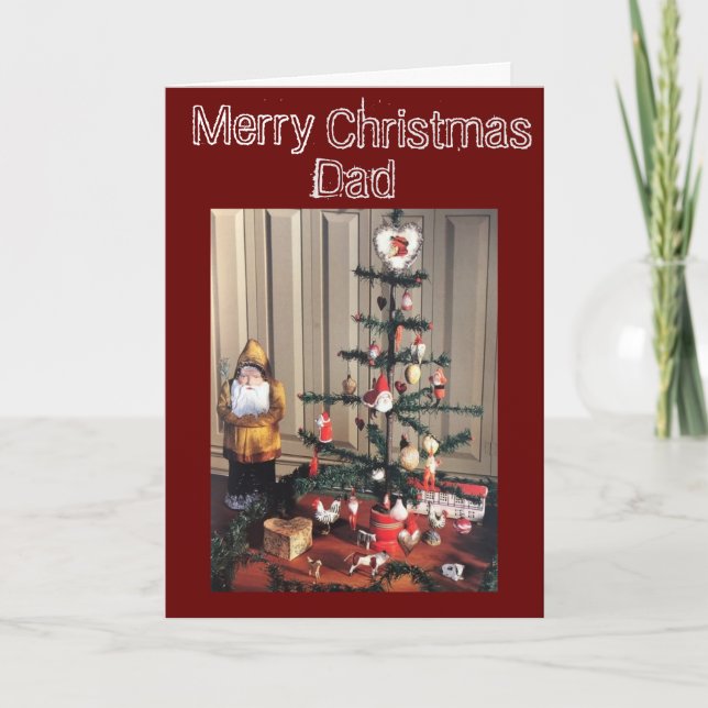 GOD JUL **PAPPA** DU ÄR DEN BÄSTA HELGKORT (Framsida)