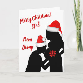 God jul pappa från lilla knoppen kort