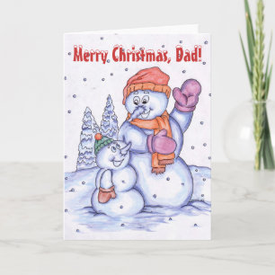 God jul pappa helgkort