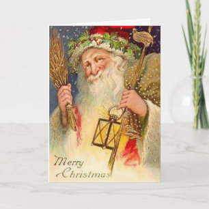 God jul pappa jul helgkort