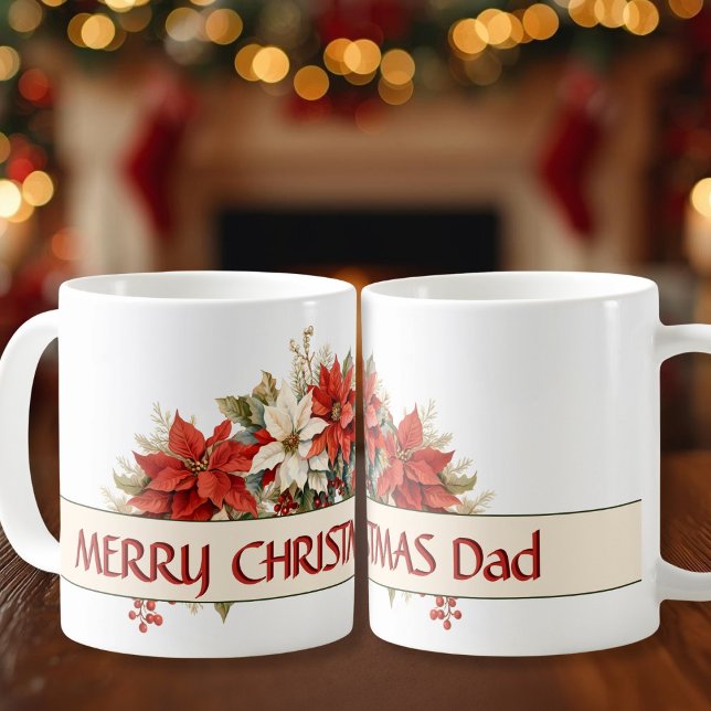 God jul Pappa Kaffemugg (Merry Christmas Dad Coffee Mug)