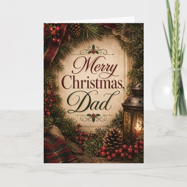 God Jul Pappa Kort (Framsida)