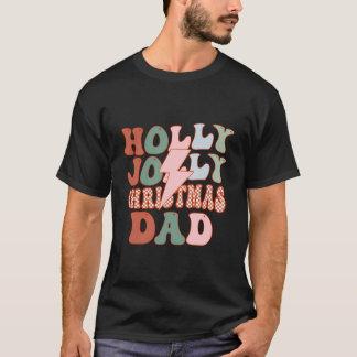 God jul Pappa Pappa Retro Julafton Party familj T Shirt