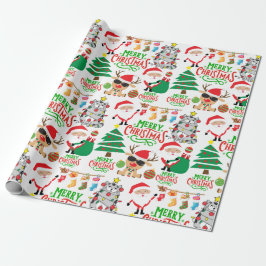 God jul Papper för sluten inslagning Presentpapper