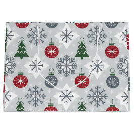 God jul Papper med Snöflingor