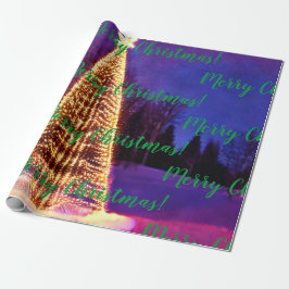 God Jul! Papper radbrytning Presentpapper