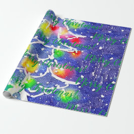 God Jul! Papper radbrytning Presentpapper