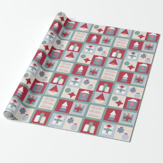 God Jul! Papper radbrytning Presentpapper