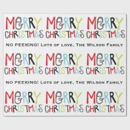God Jul | Papper radbrytning Presentpapper