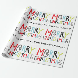 God Jul | Papper radbrytning Presentpapper