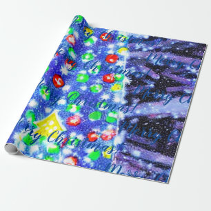 God Jul! Papper radbrytning Presentpapper