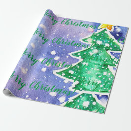 God Jul! Papper radbrytning Presentpapper
