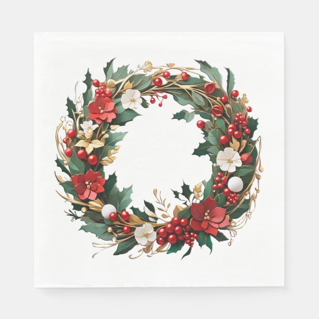 God jul pappersservett (Framsidan)