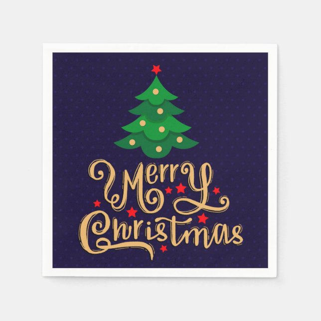 God jul pappersservett (Framsidan)