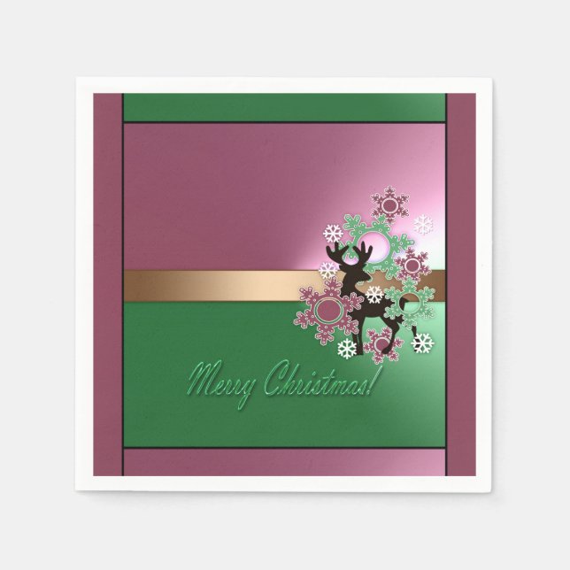 God jul! pappersservett (Framsidan)