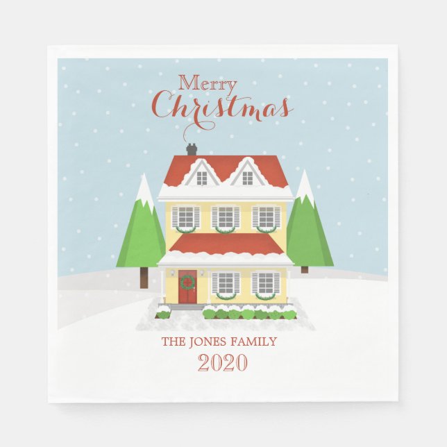 God jul pappersservett (Framsidan)