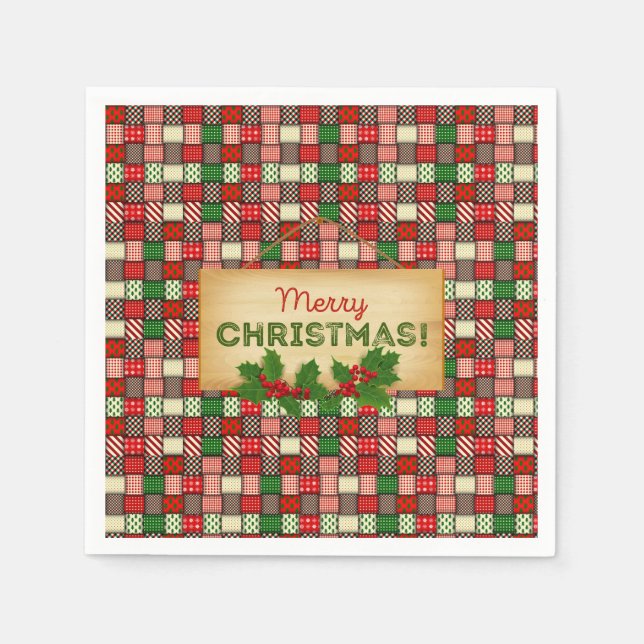 God jul Pappra blöjor Pappersservett (Framsidan)