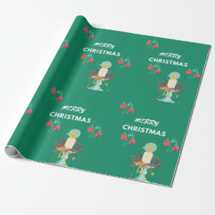 God jul - Pappra väskor för Grönt Presentpapper
