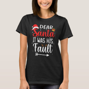 God jul, Par, det var hans fel T Shirt