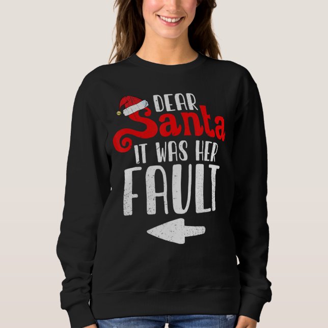 God jul, Par, det var hennes fel T Shirt (Framsida)