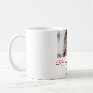 God jul par fotot lägg till namn lycklig holida kaffemugg