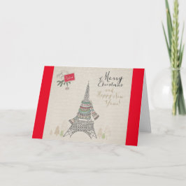God jul Paris Design Helgkort