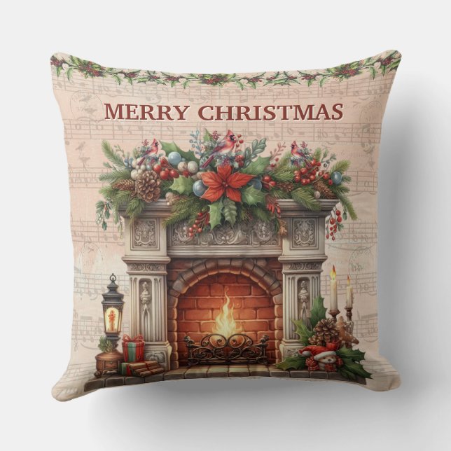 God Jul Parisisk Charm Kudde (Baksida)