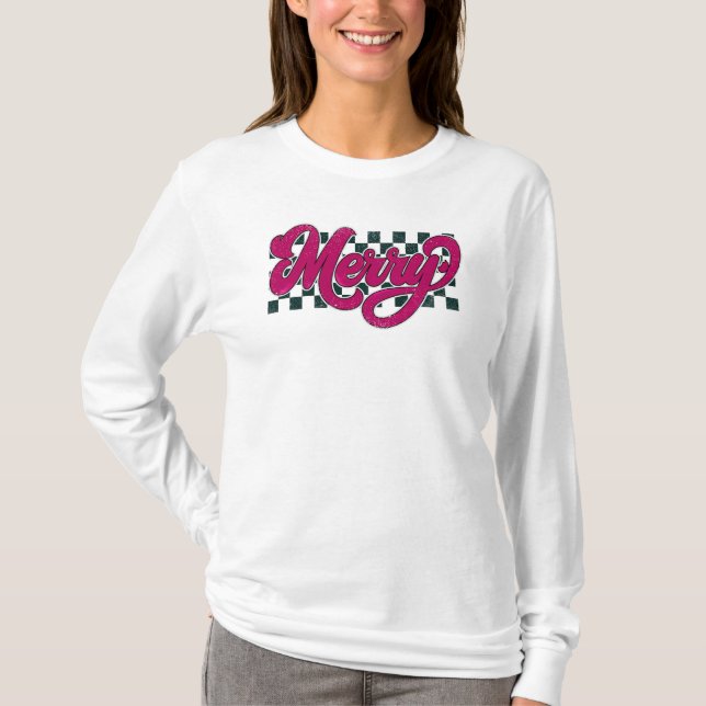 God jul, Party 2024 T Shirt (Framsida)