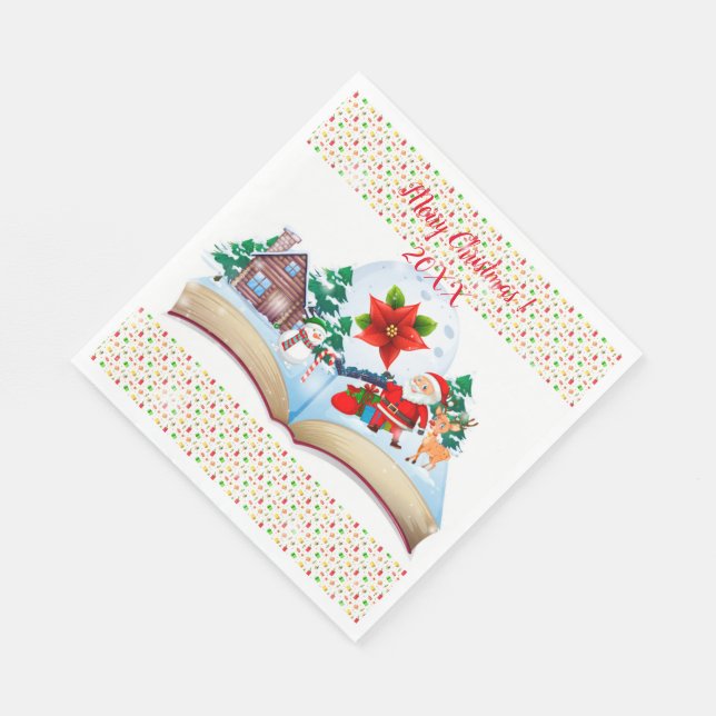 God jul Party Pappersservett (Hörn)