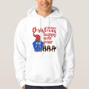 GOD JUL PARTY PRESENTER GOTT NYTT ÅR 2022 HOODIE