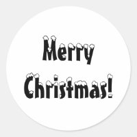 God jul-påsar, rund etikett, jul