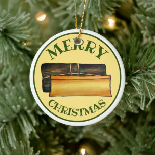 God jul Pasteles Puerto Rican Banana Cakes Julgransprydnad Keramik