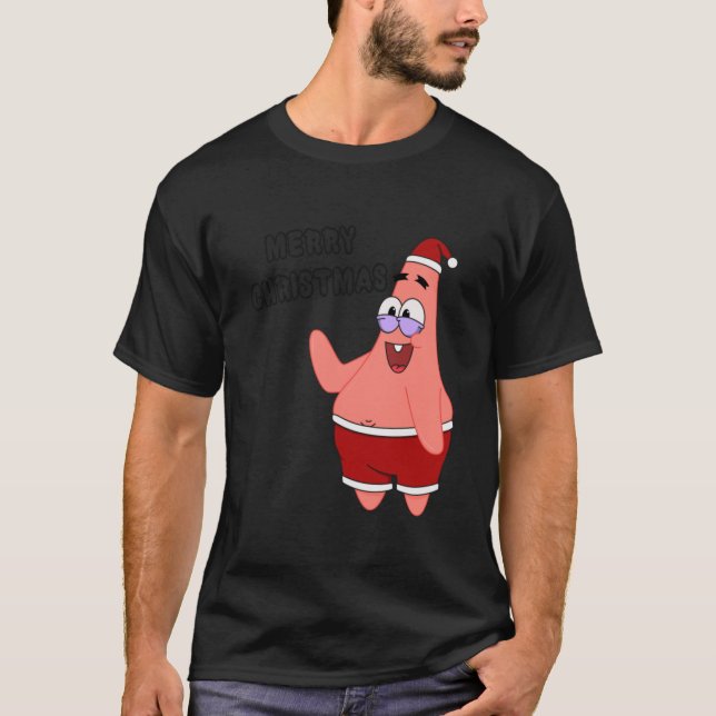 God jul Patrick Star T Shirt (Framsida)